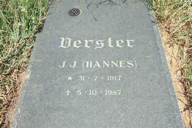 VERSTER J.J. 1917-1987