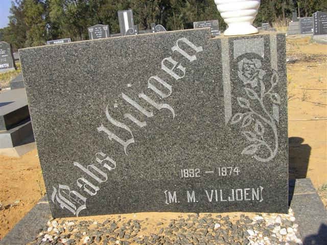 VILJOEN M.M. 1892-1974