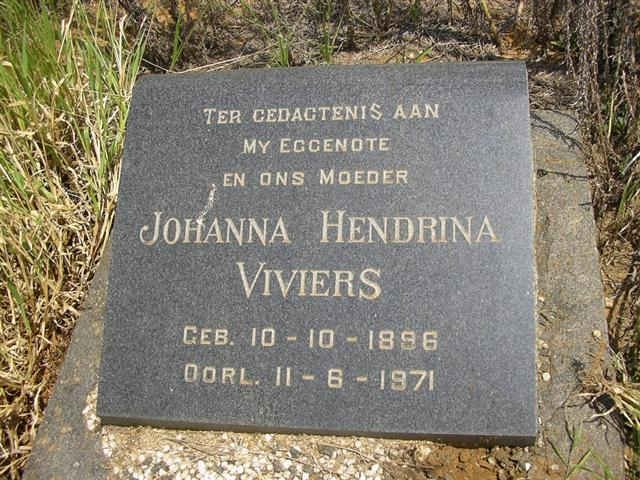 VIVIERS Johanna Hendrina 1896-1971