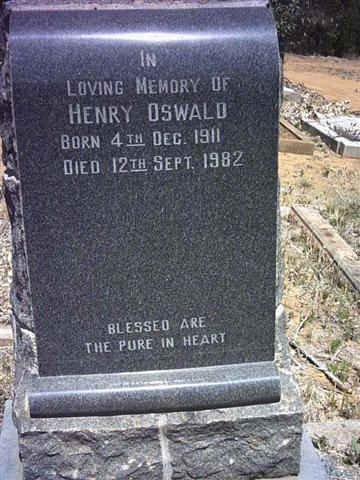 VOS Henry Oswald 1911-1982