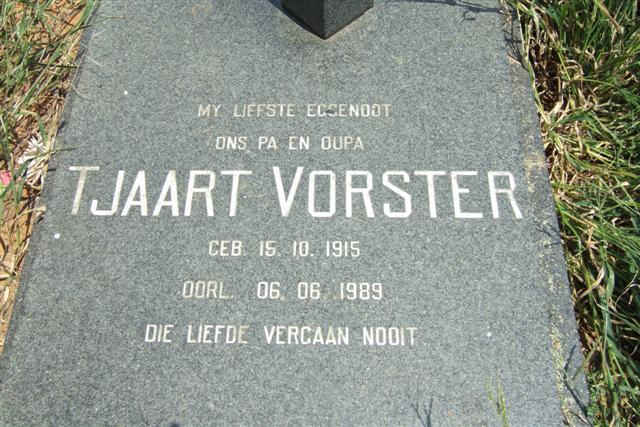 VORSTER Tjaart 1915-1989