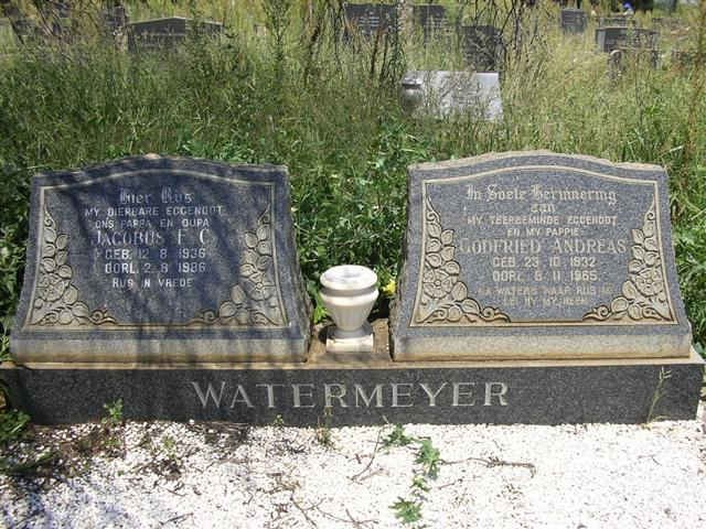 WATERMEYER Godfried Andreas 1932-1965 :: WATERMEYER Jacobus F.C. 1936-1986