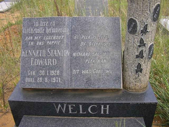 WELCH Kenneth Stanton Edward 1928-1971