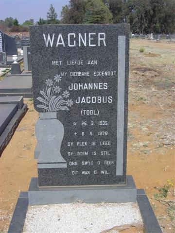 WAGNER Johannes Jacobus 1935-1978