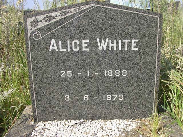WHITE Alice 1888-1973