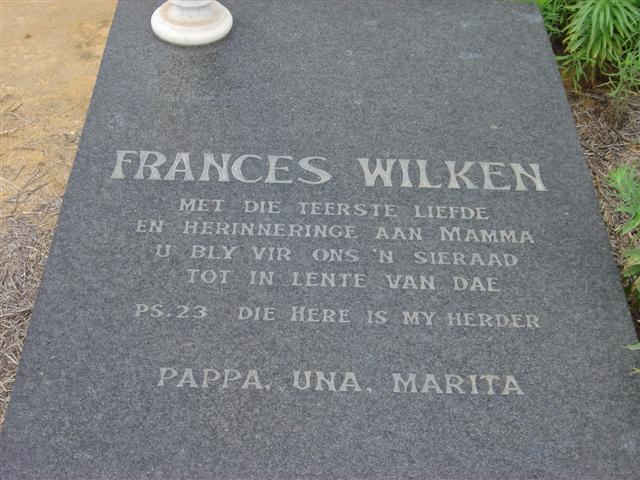 WILKEN Frances -1973