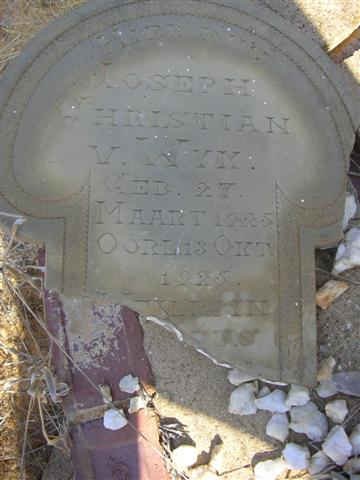WYK Joseph Christian, van 1925-1925