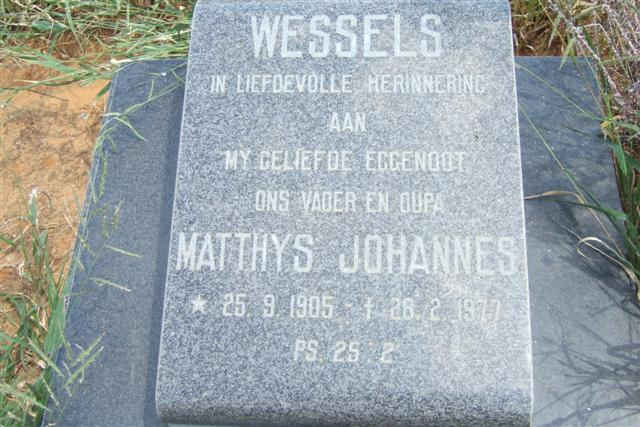 WESSELS Yda Maria 1904-1987