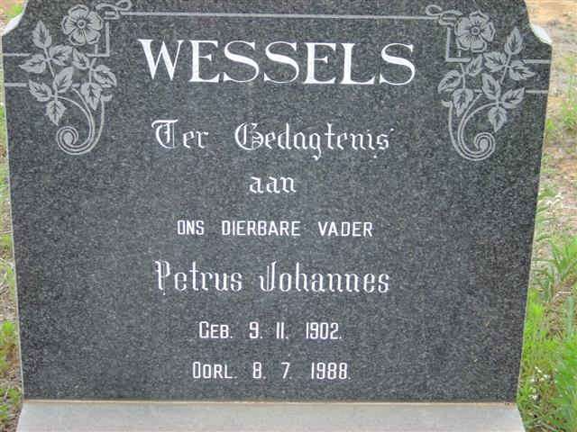 WESSELS Petrus Johannes 1902-1988