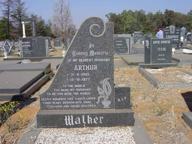 WALKER Arthur 1905-1977