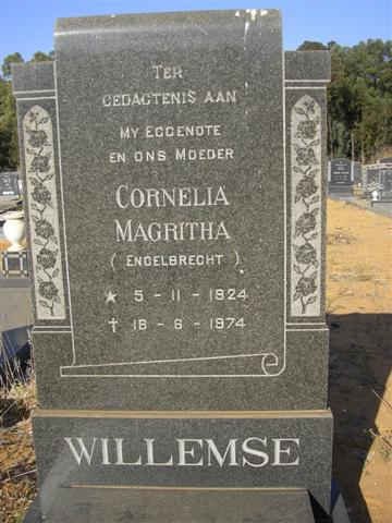 WILLEMSE Cornelia Magritha nee ENGELBRECHT 1924-1974