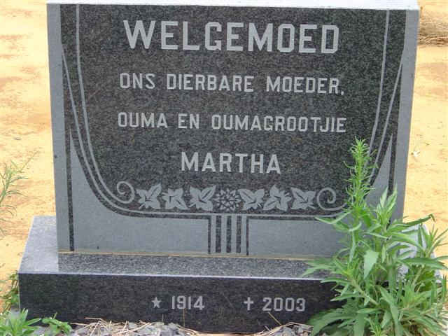WELGEMOED Martha 1914-2003