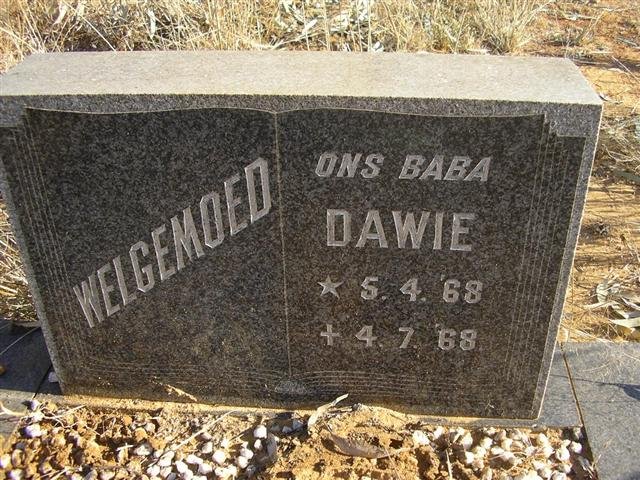 WELGEMOED Dawie 1968-1968