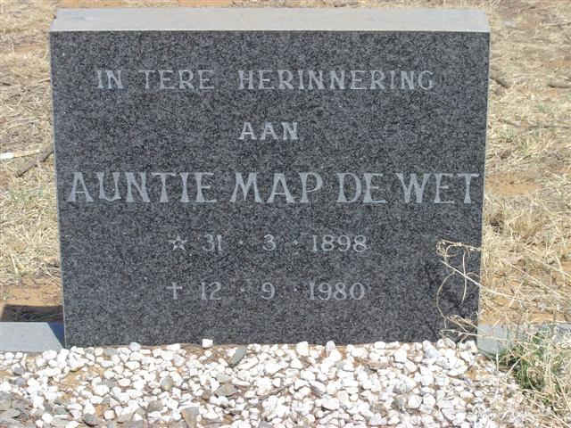 WET Map, de 1898-1980
