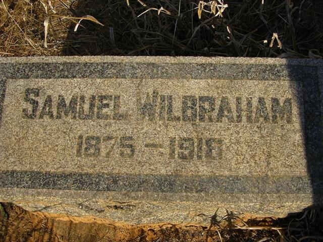 WILBRAHAM Samuel 1875-1918