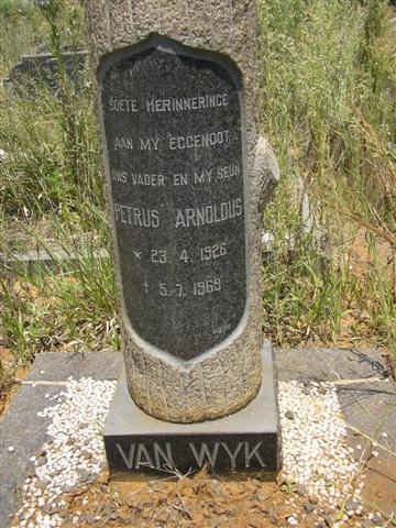 WYK Petrus Arnoldus, van 1926-1969