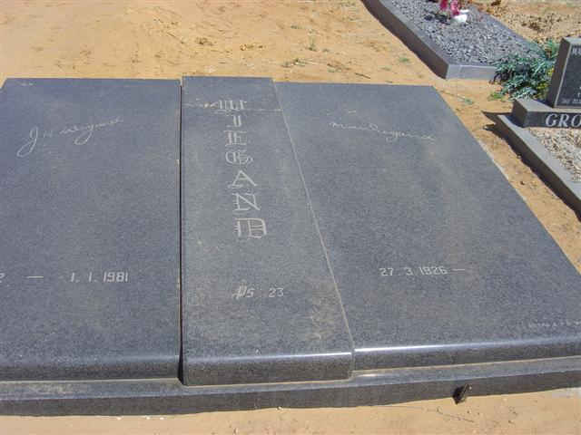 WIEGAND J.H. 1912-1981 &amp; M.A 1926-