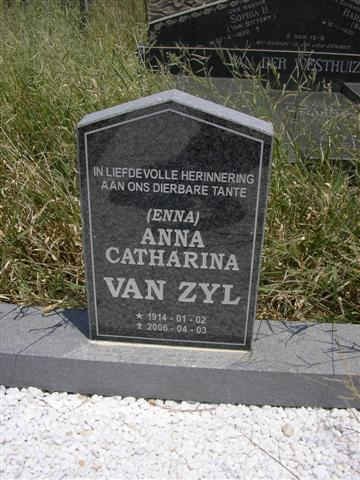 ZYL  Anna Catharina, van 1914-2006
