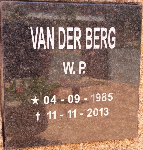 BERG W.P., van der 1985-2013
