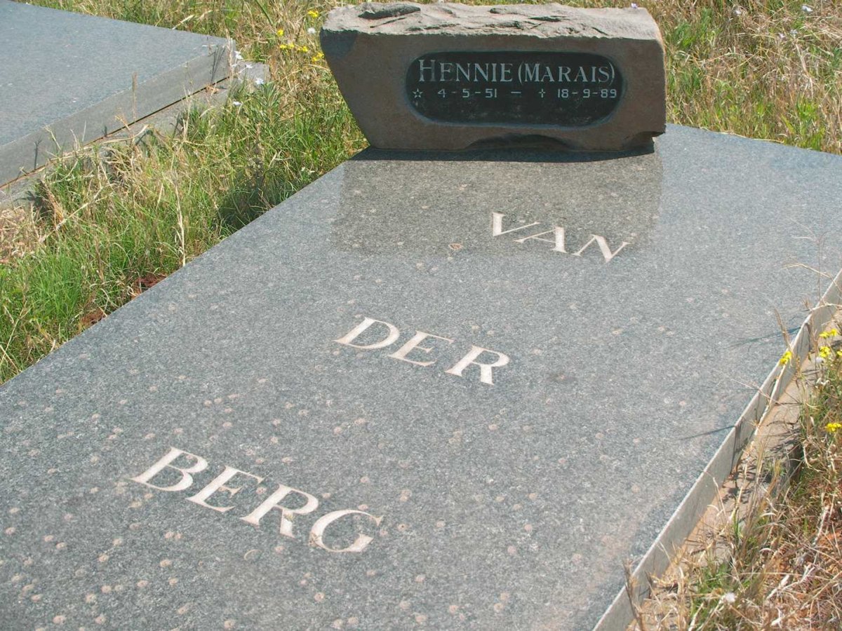 BERG Hennie, van den 1951-1989