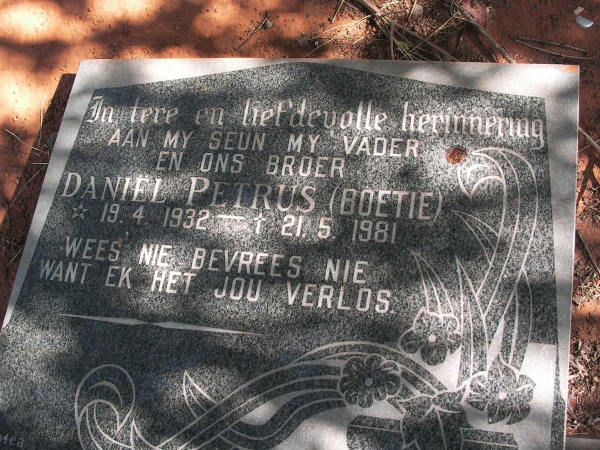 BRUIN Daniël Petrus, de 1932-1981