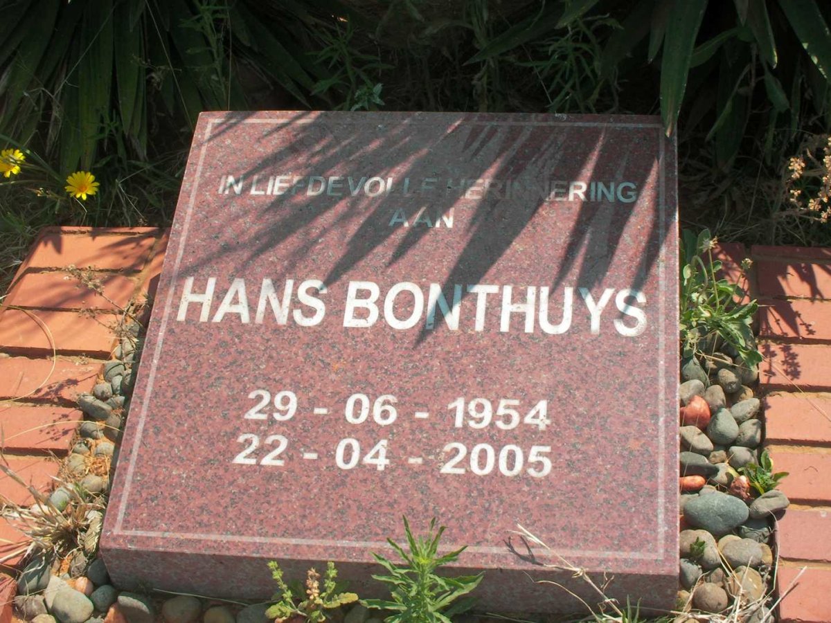 BONTHUYS Hans 1954-2005