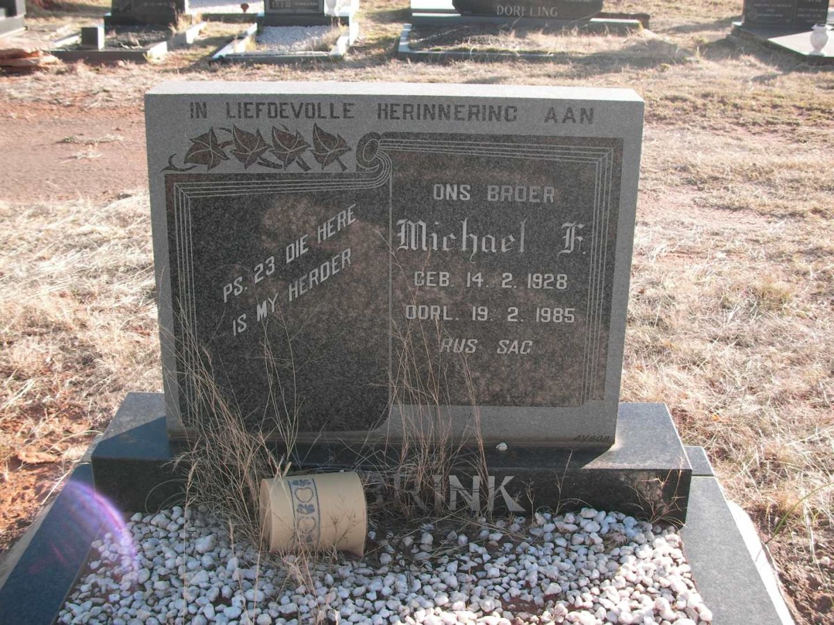 COMBRINK Michael F. 1928-1985