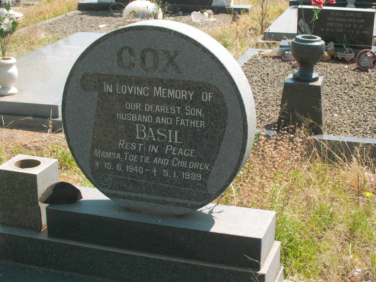 COX Basil 1940-1989