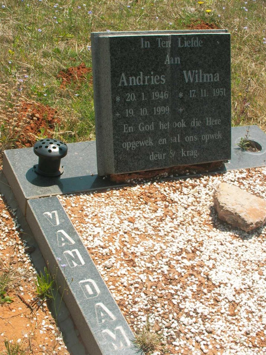 DAM Andries, van 1946-1999 &amp; Wilma 1951-