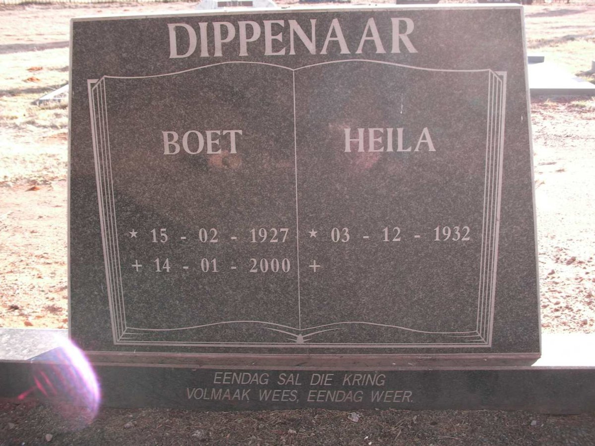 DIPPENAAR Boet 1927-2000 &amp; Heila 1932-