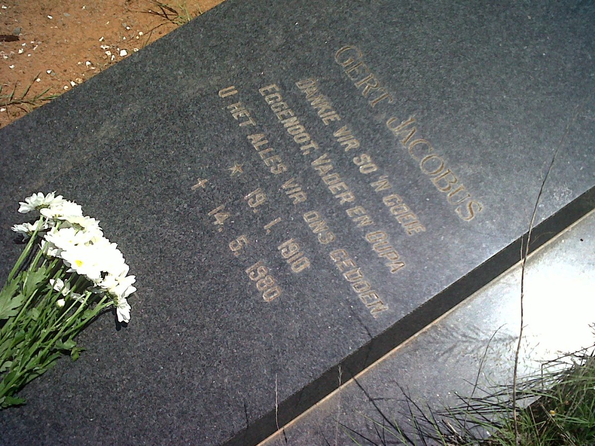 DEYSEL Gert Jacobus 1910-1980 &amp; Edith Emily 1914-1999
