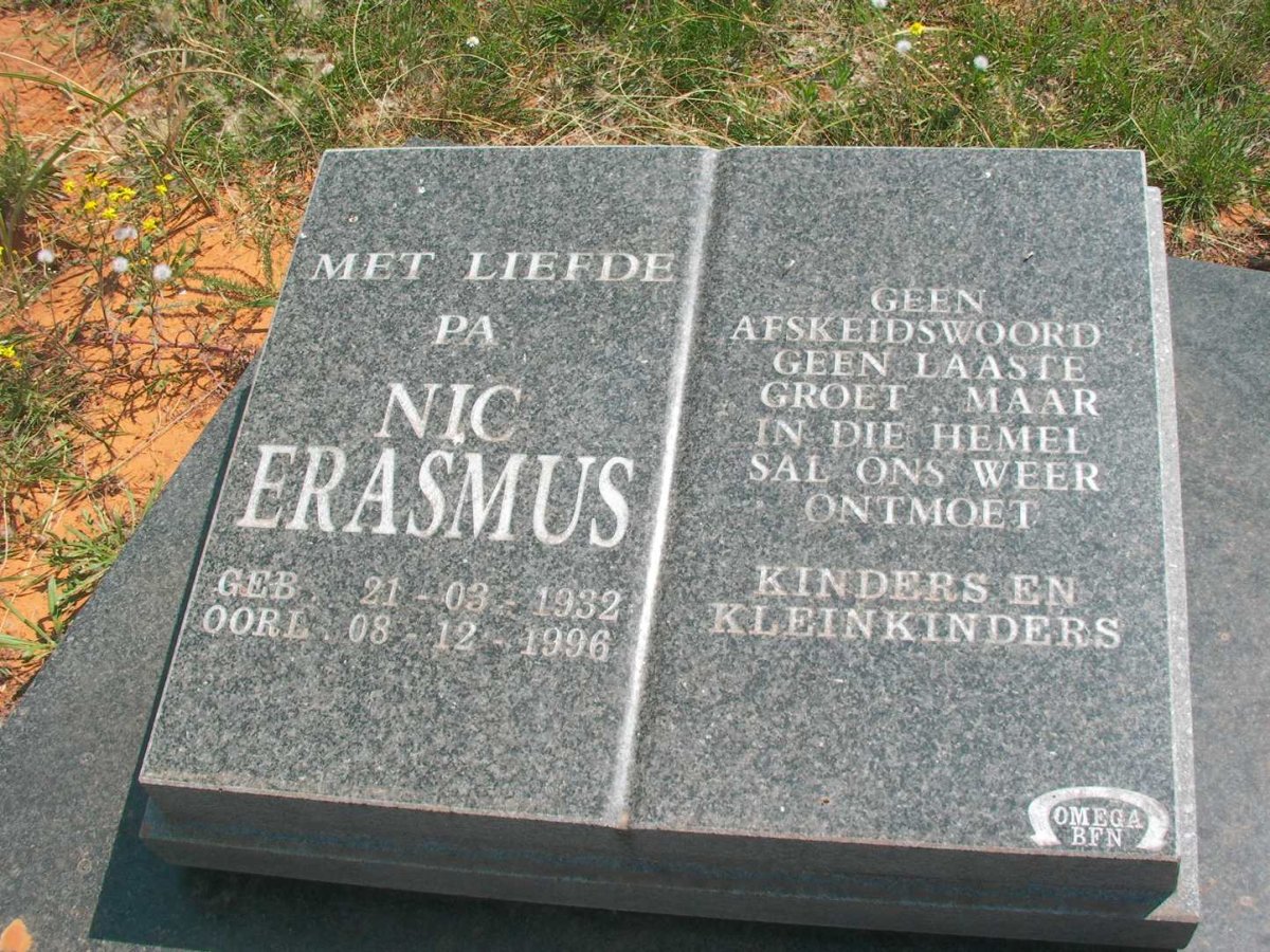 ERASMUS Nic 1932-1996