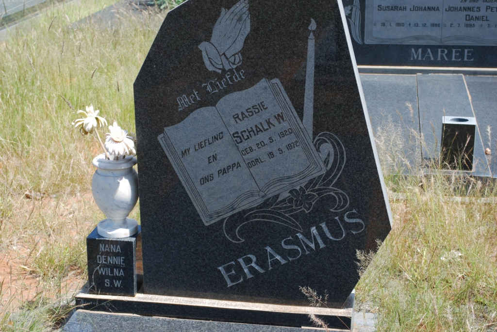 ERASMUS Schalk W. 1920-1972