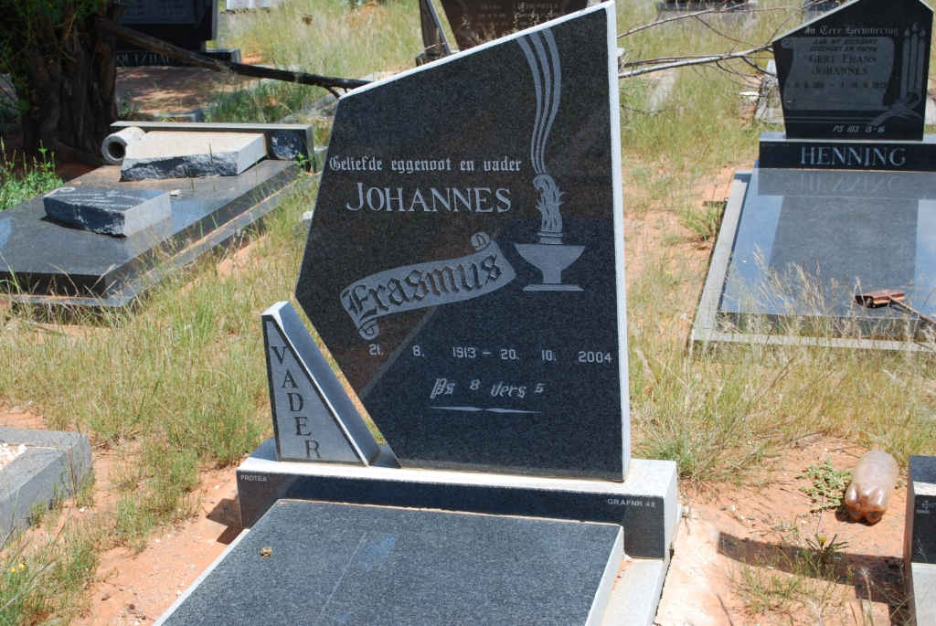 ERASMUS Johannes 1913-2004