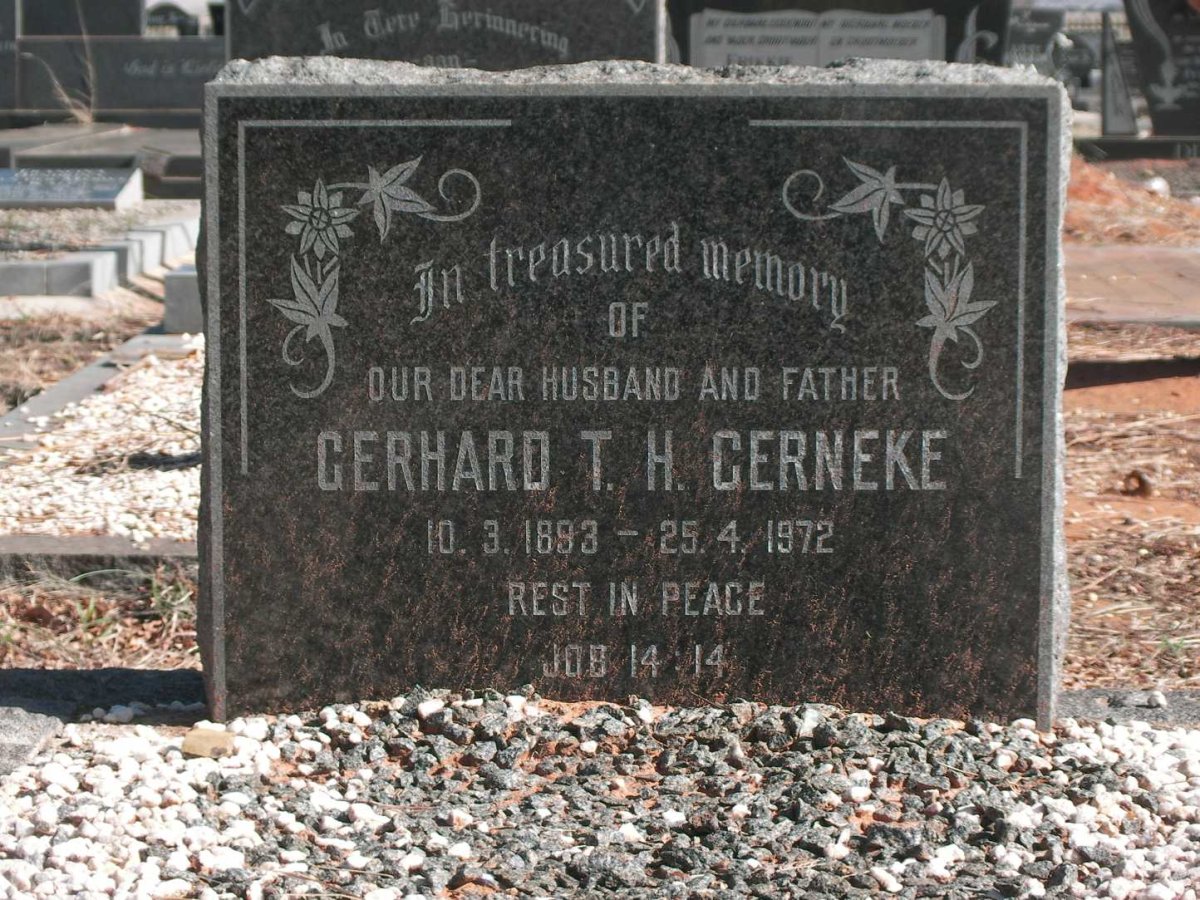GERNEKE Gerhard T.H. 1893-1972