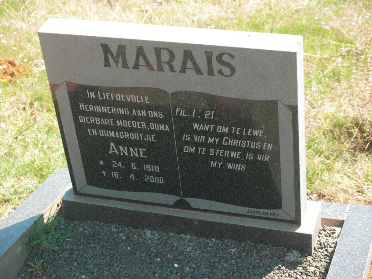 MARAIS Anne 1910-2000
