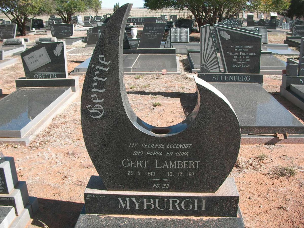 MYBURGH Gert Lambert 1913-1971
