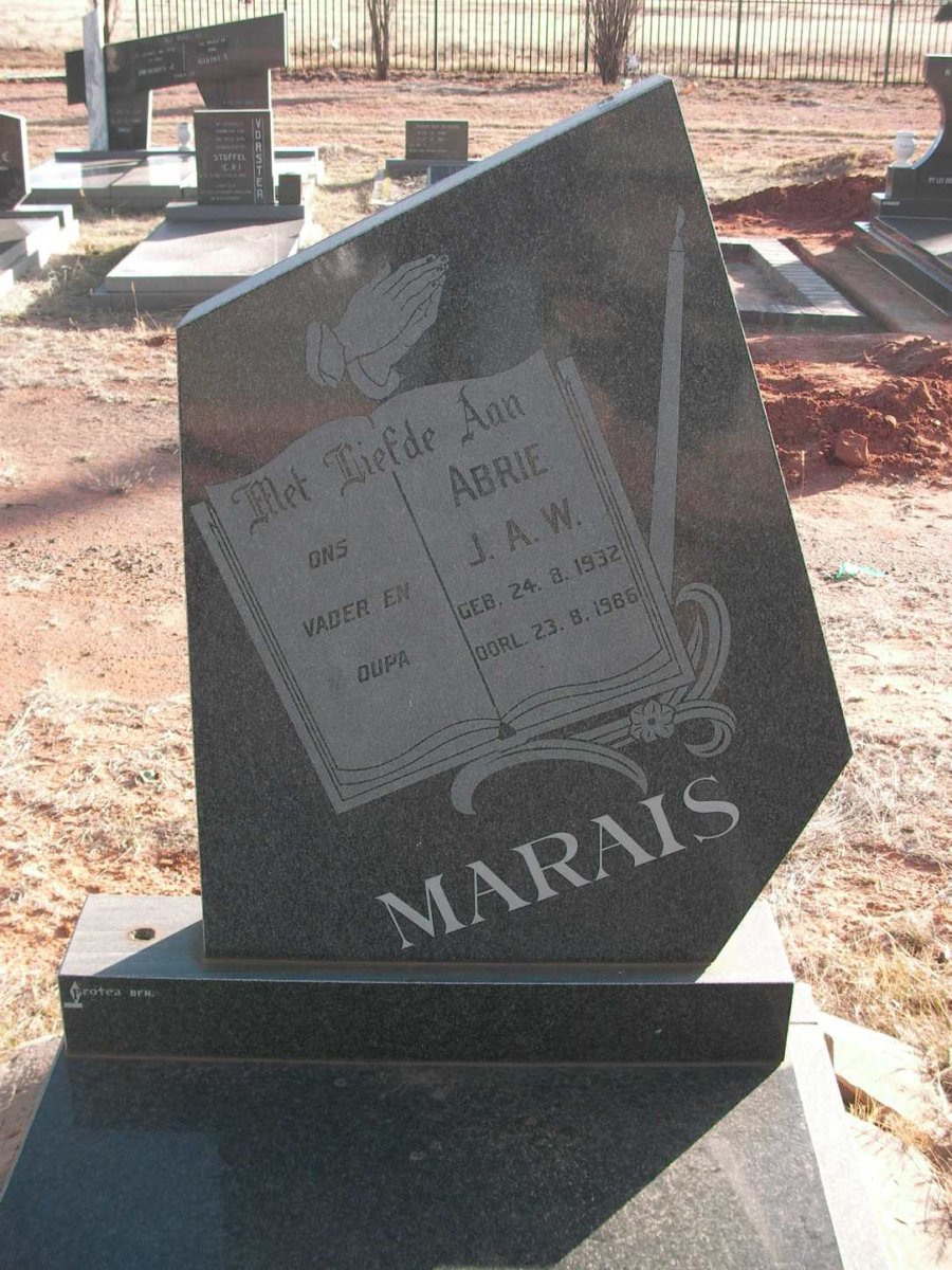 MARAIS Abrie J.A.W. 1932-1986