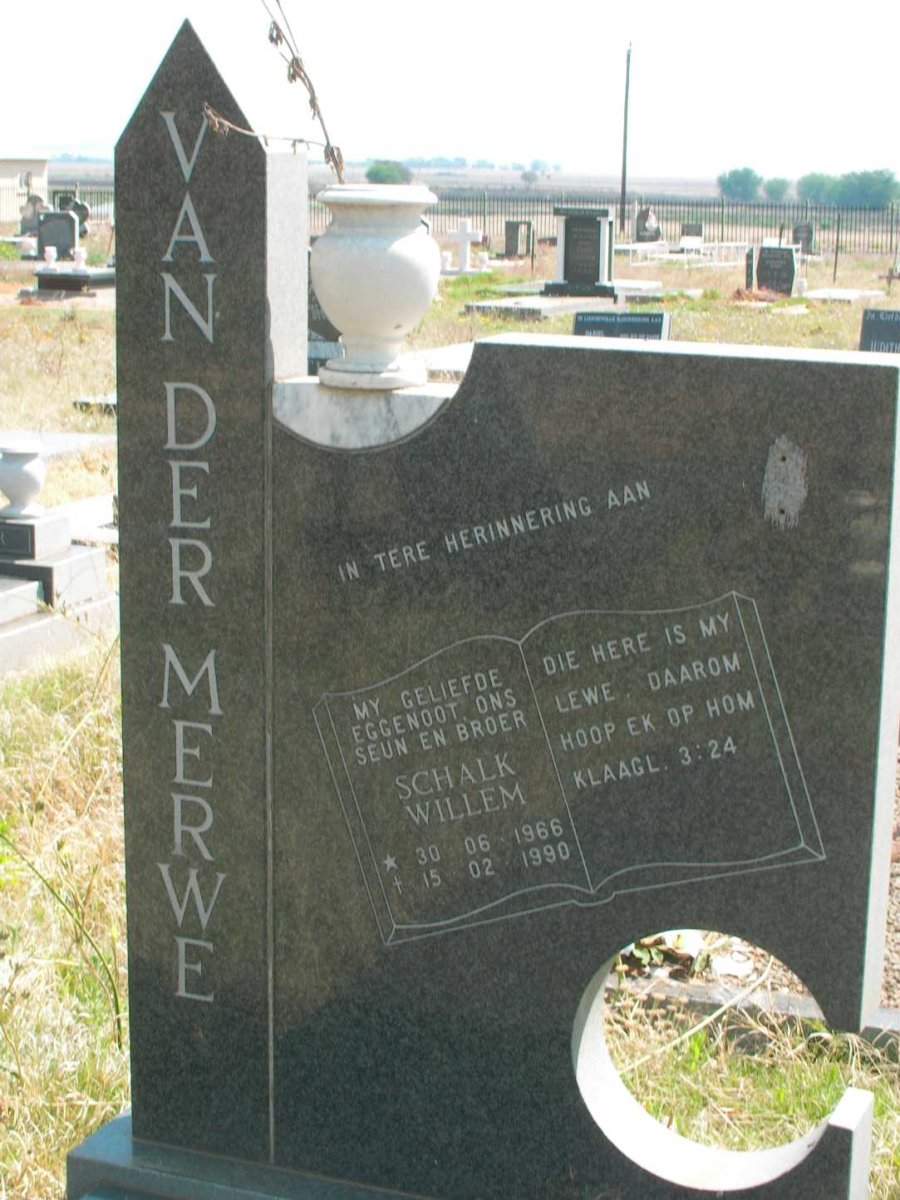 MERWE Schalk Willem, van der 1966-1990