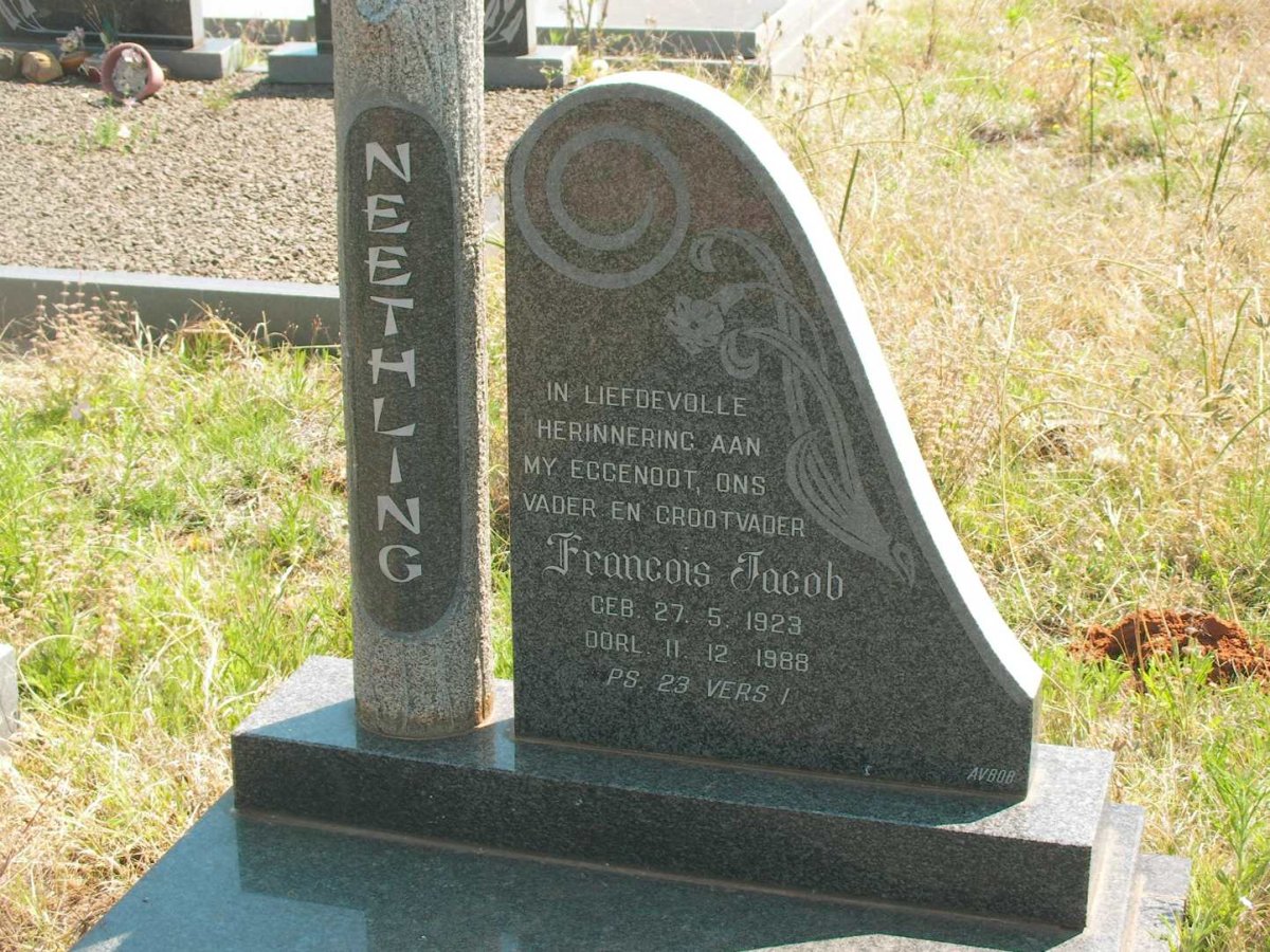 NEETHLING Francois Jacob 1923-1988