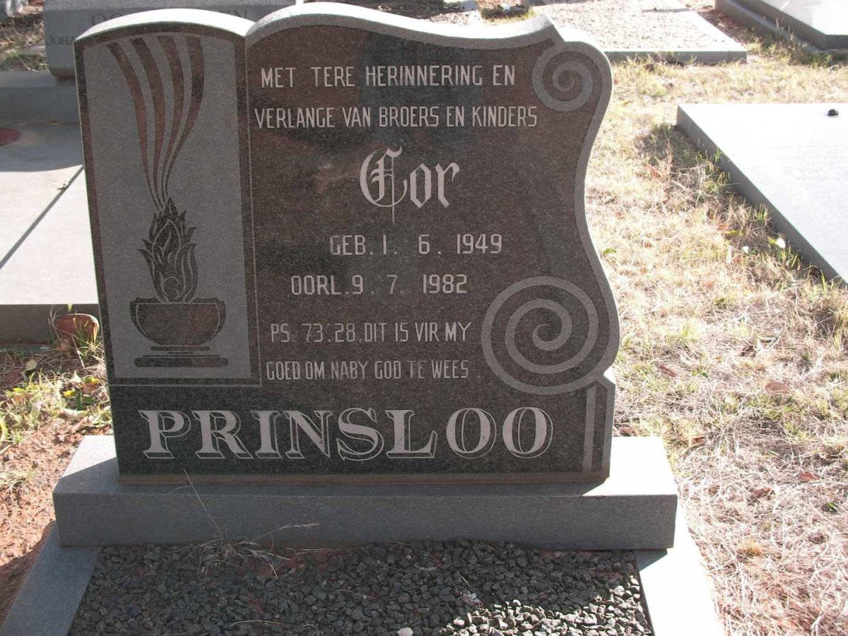 PRINSLOO Cor 1949-1982