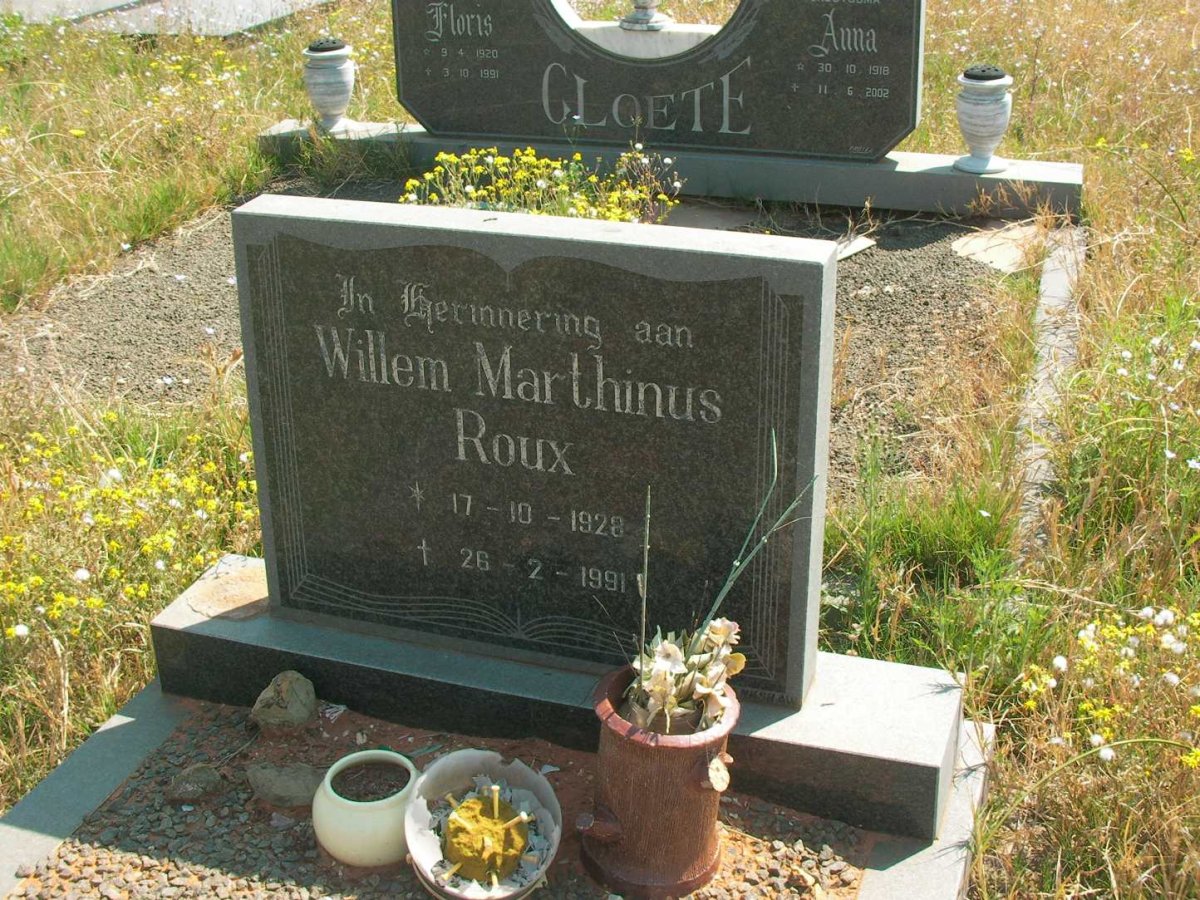 ROUX Willem Marthinus 1928-1991