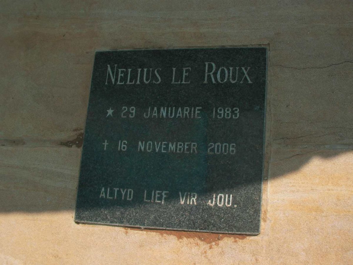 ROUX Nelius, le 1983-2006
