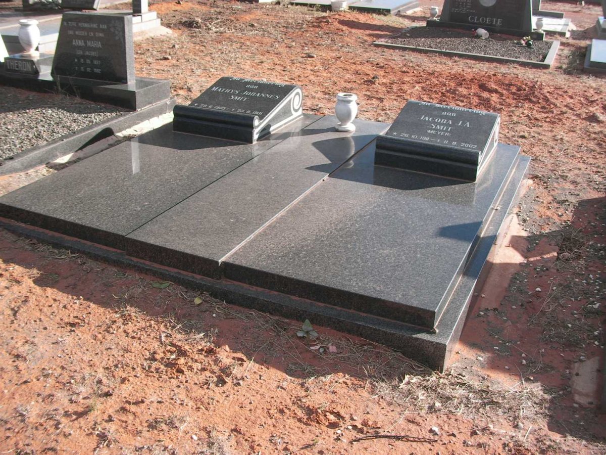 SMIT Matthys Johannes 1905-1981 &amp; Jacoba J.A. MEYER 1911-2002