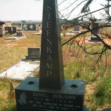 STEENKAMP Daniel Benjamin 1962-1997
