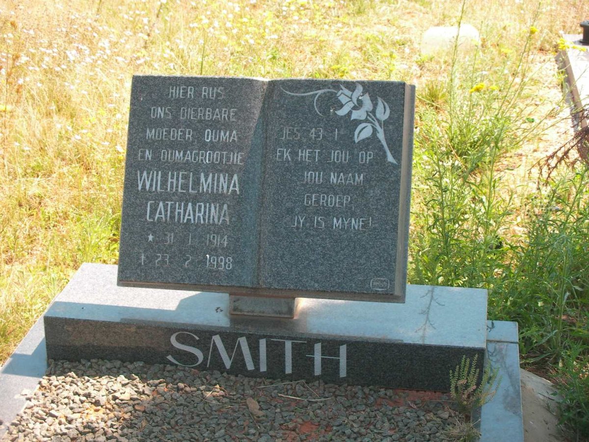 SMITH Wilhelmina Catharina 1914-1998