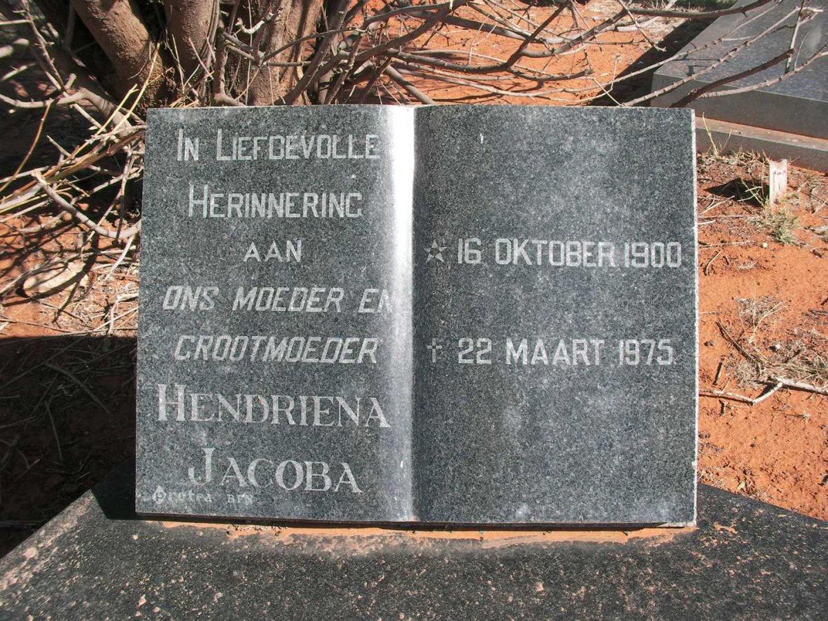SNYMAN Hendriena Jacoba 1900-1975