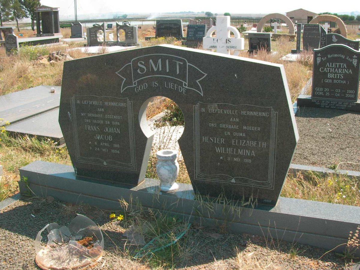SMIT Frans Johan Jacob 1910-1994 &amp; Hester Elizabeth Wilhelmina 1918-