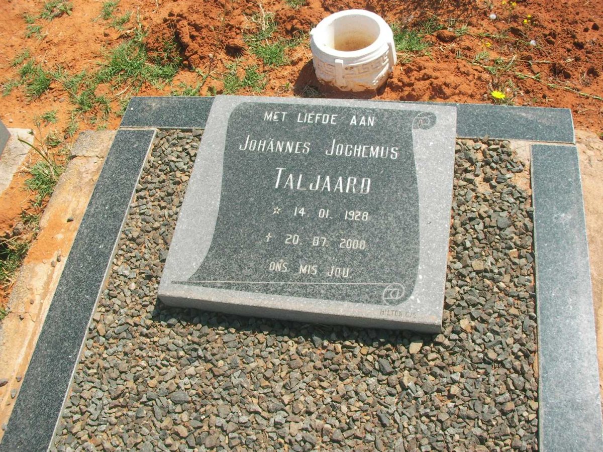 TALJAARD Johannes Jochemus 1928-2000