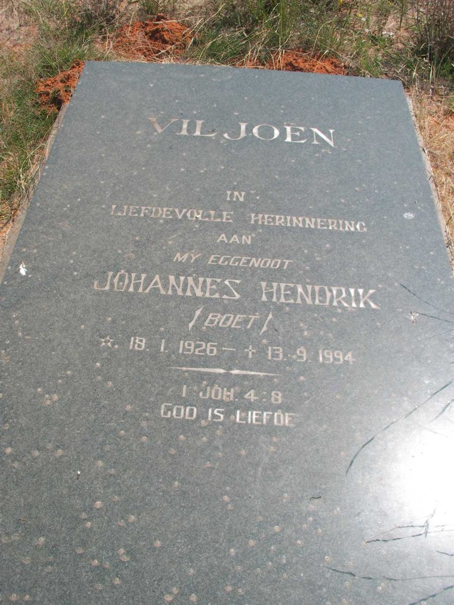 VILJOEN Johannes Hendrik 1926-1994